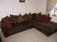 RIGHT HAND sofa and armchair,  For sale Brown right hand....