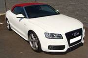Audi A5 Convertible in Metallic White (59 Reg) - Available for HIRE